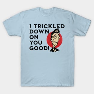 Ronald Reagan Satire Anti Policy Political Commentary Art T-Shirt